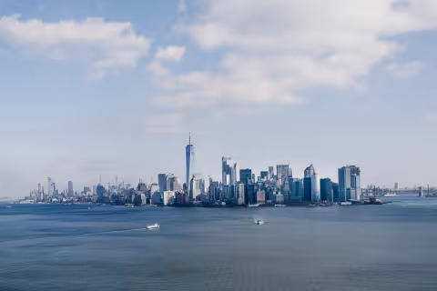 New York City: Manhatten vom Meer