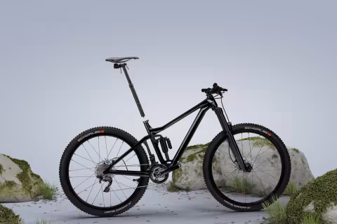 Magura Vyron: Realistisches 3D Rendering auf cleanem Background mit Felsen