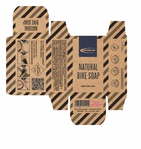 Schwalbe Bikesoap: Packungsdesign Stanzvorlage